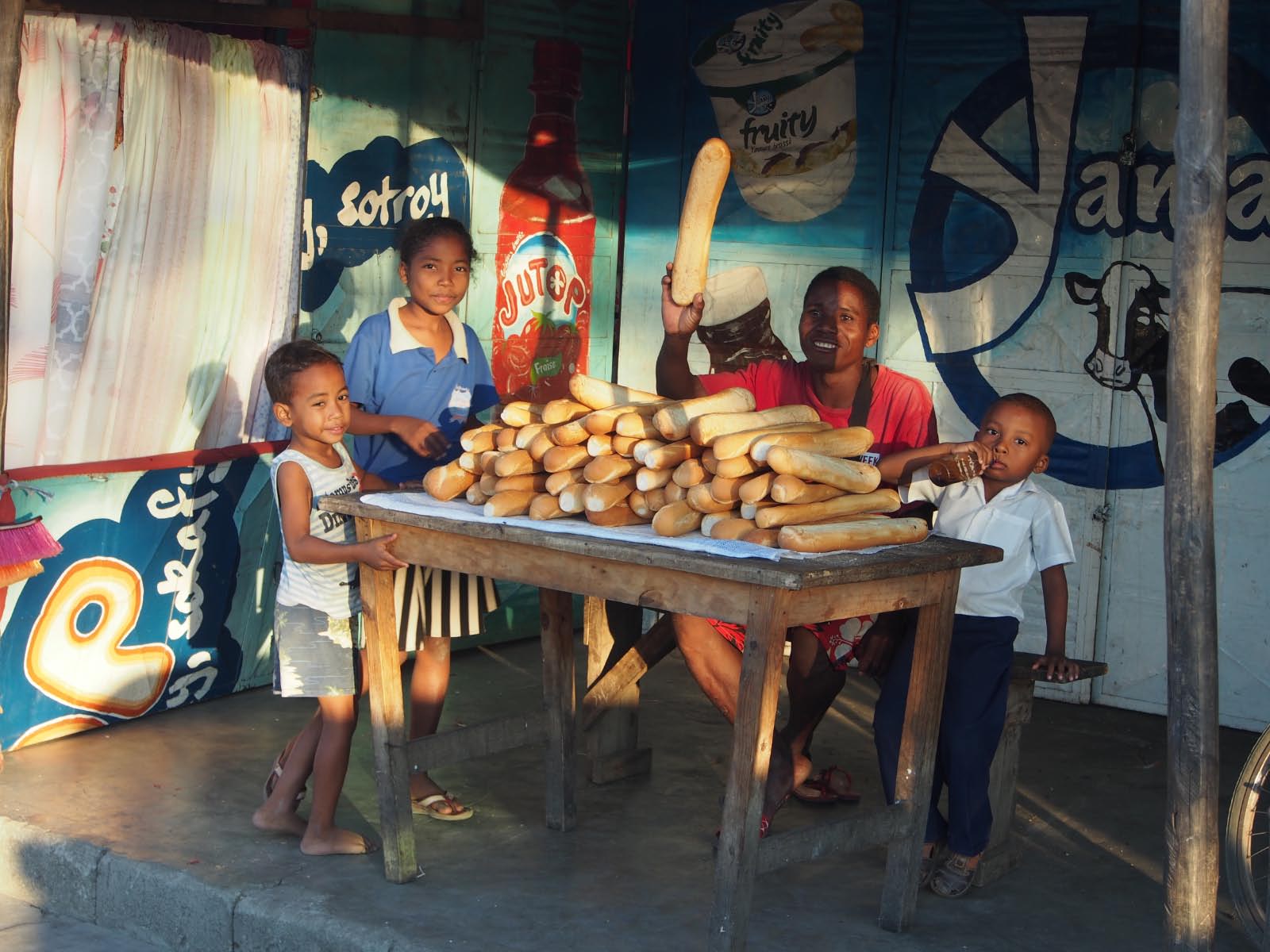 vente de baguettes de pain a la française