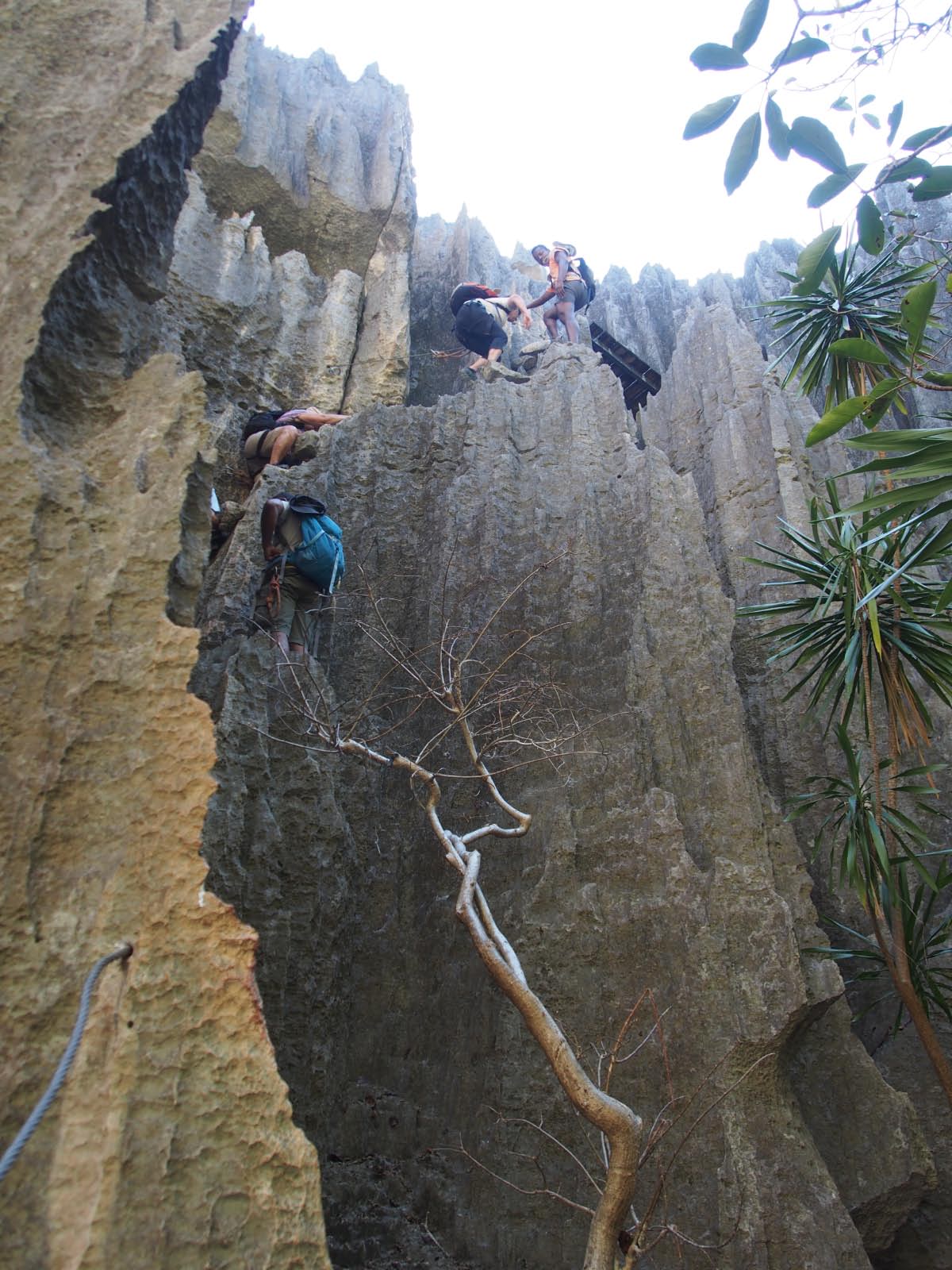 tsingy acrobatique