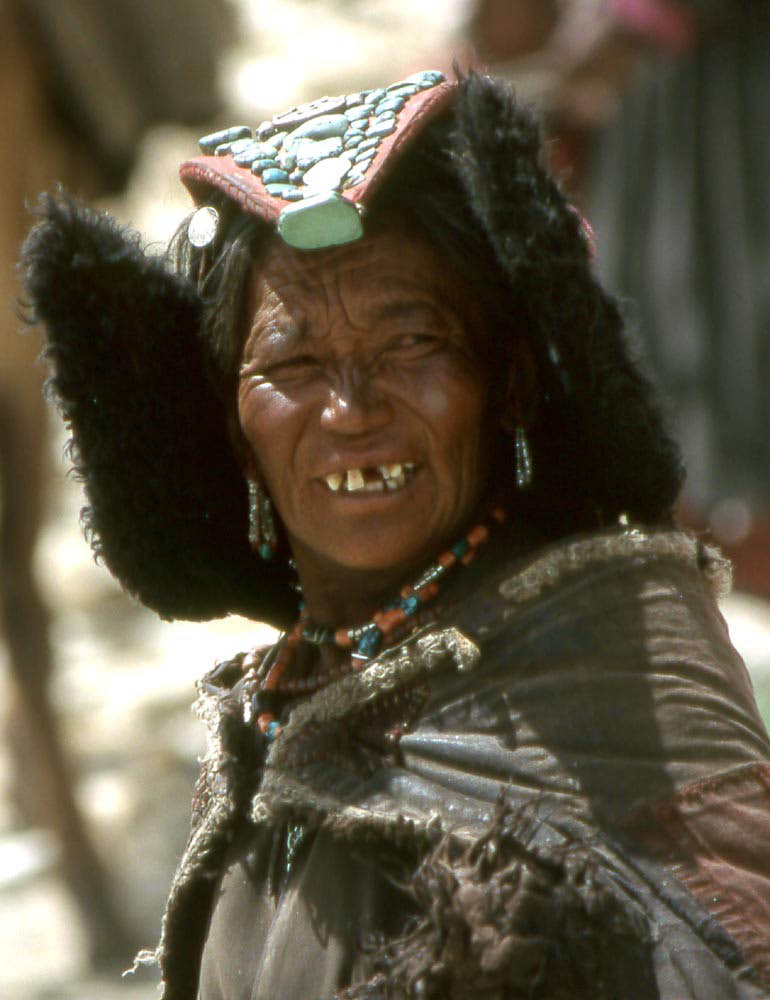 Femme nomade dans le Chang Tang