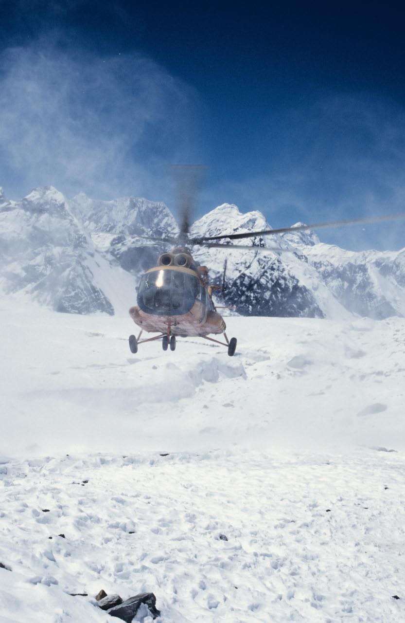 glacier du Khan Tengri dans les Tien Chan