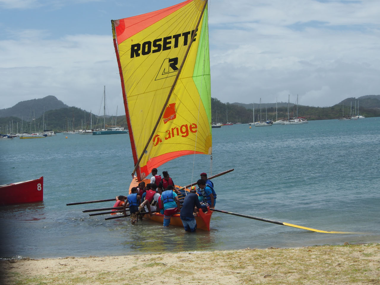 Yole traditionnelle des Antilles