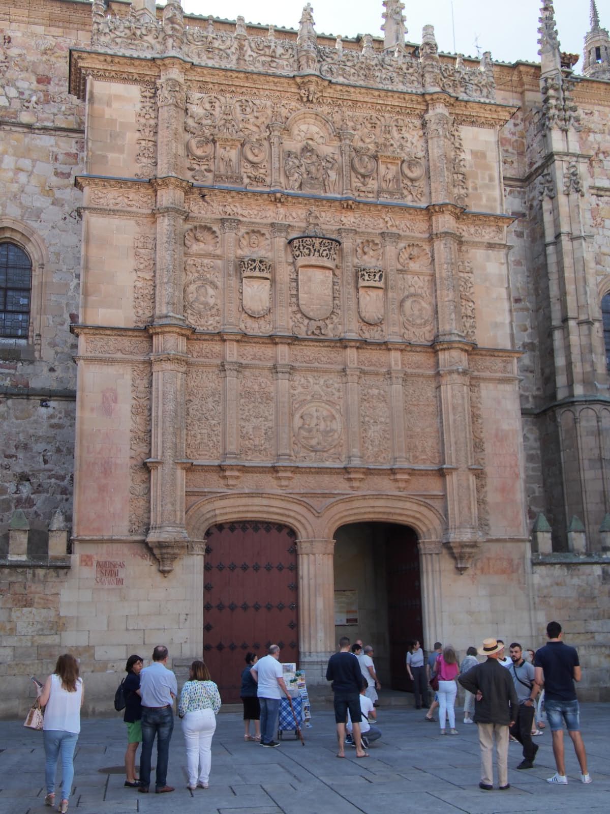 castille salamanque - entrée de l'Université