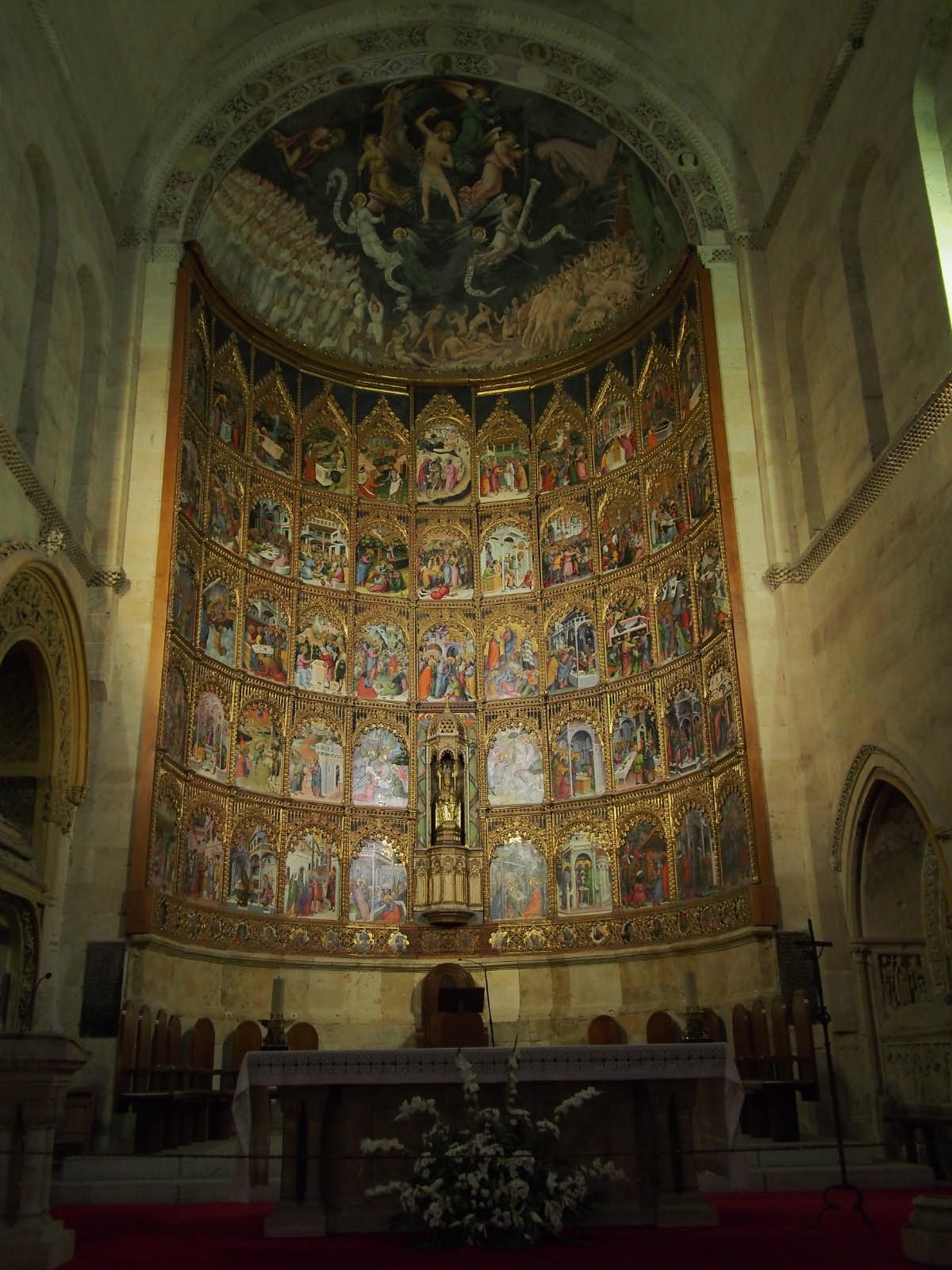 castille salamanque- retable de l'ancienne cathédrale