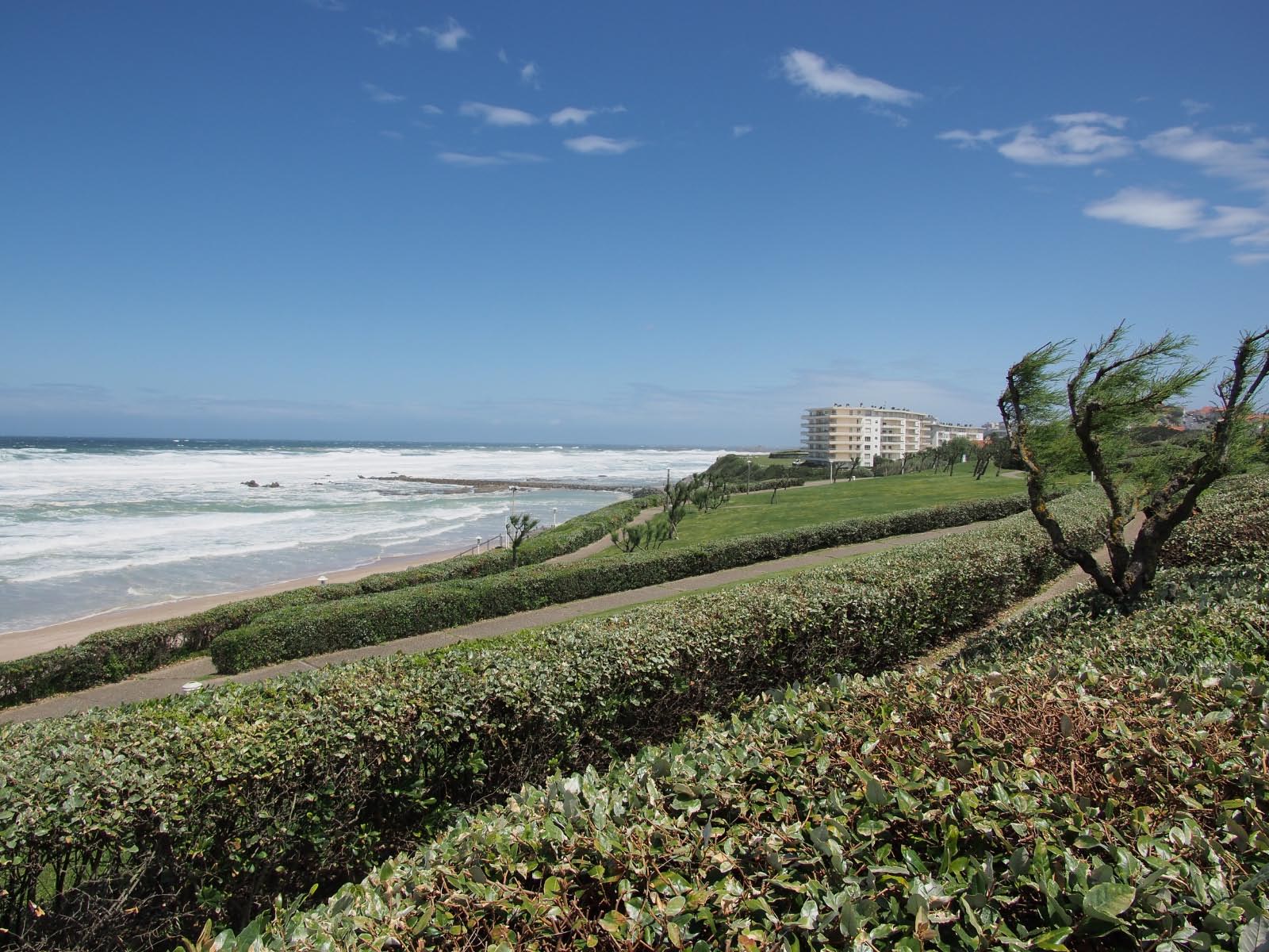 cote atlantique du pays basque à Biarritz