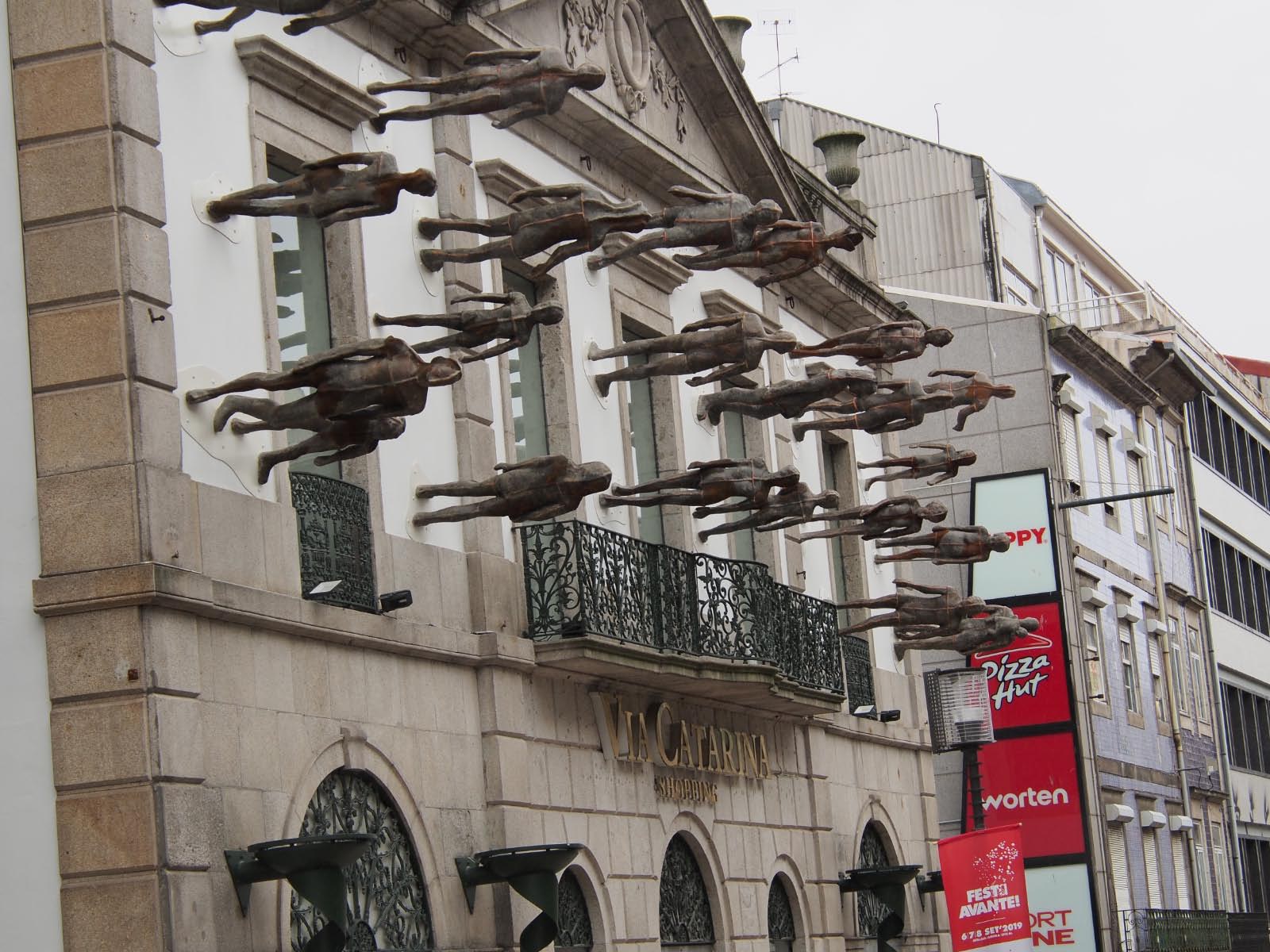 rue commerçante de Porto