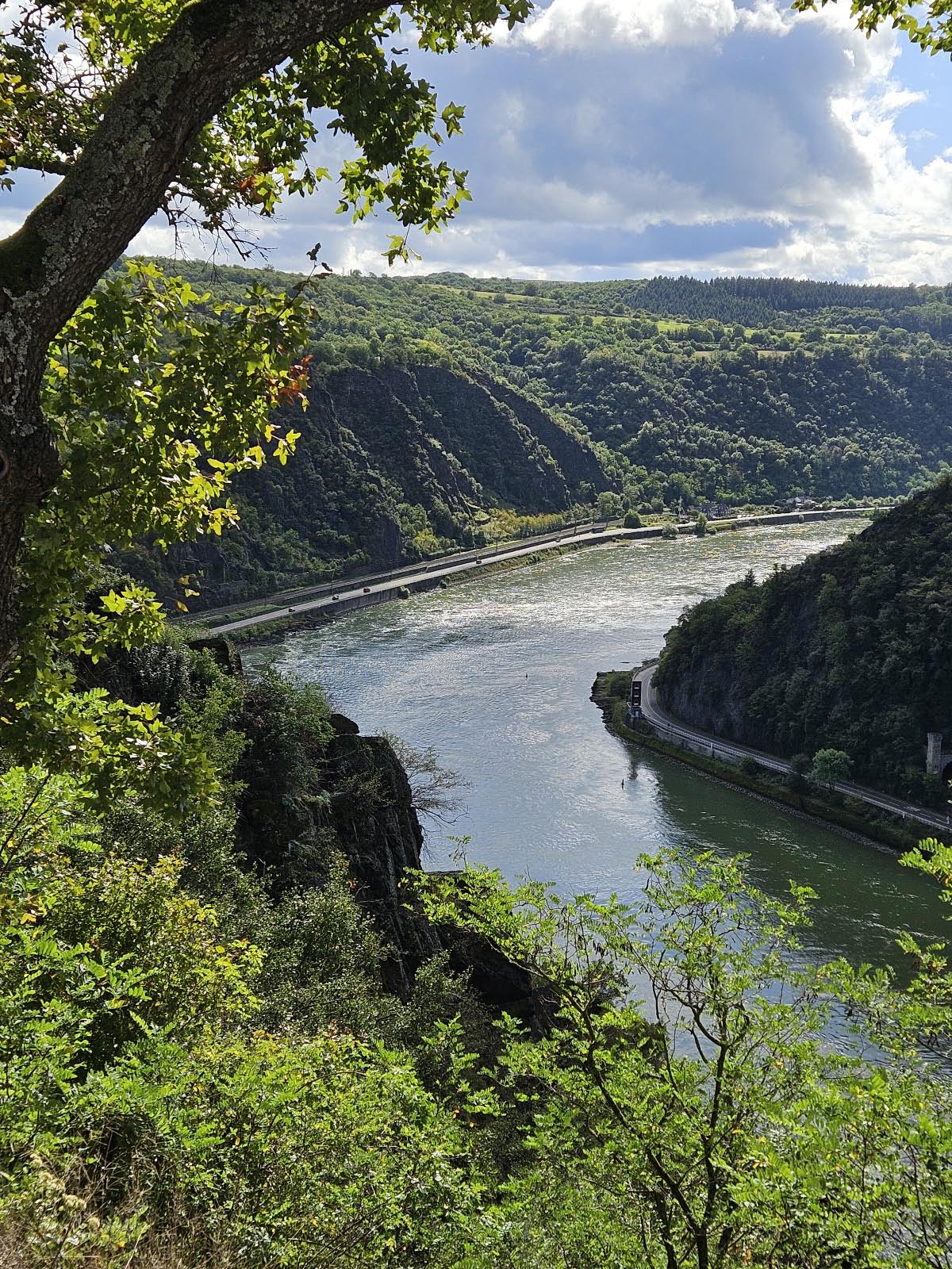 près du rocher de Lorelei
