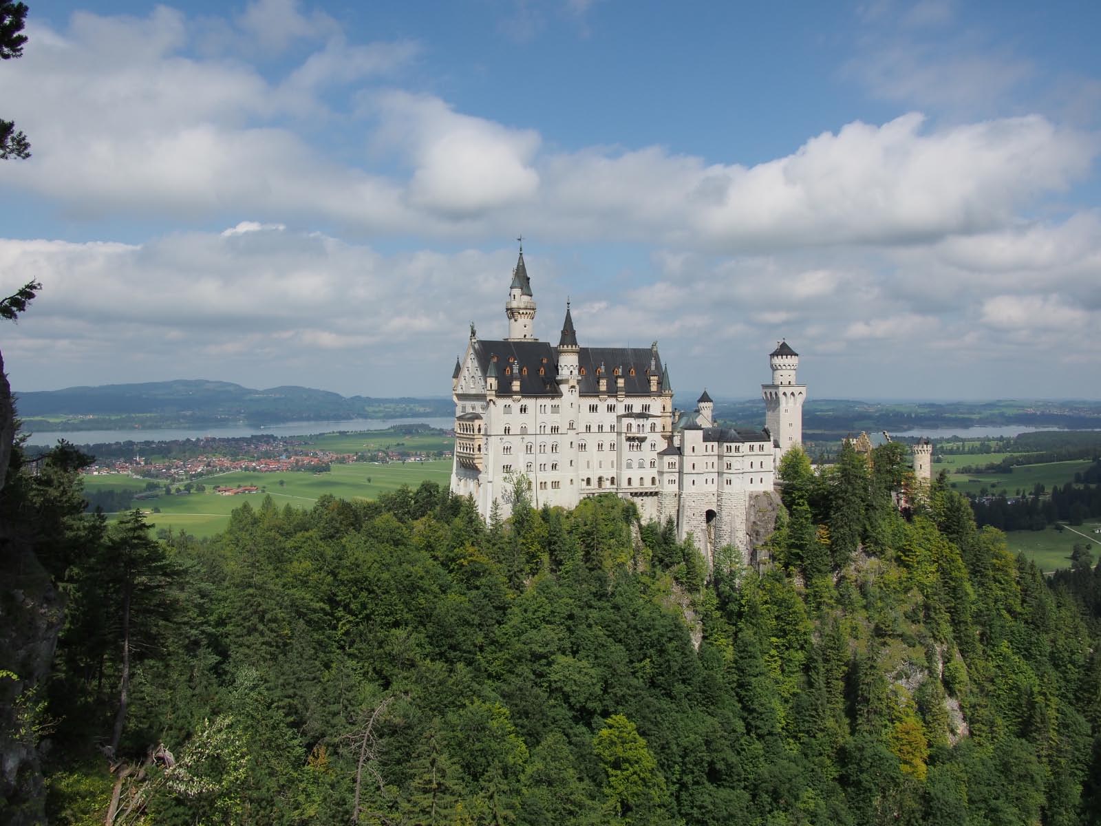 en Bavière: chateau de Neuschwanstein