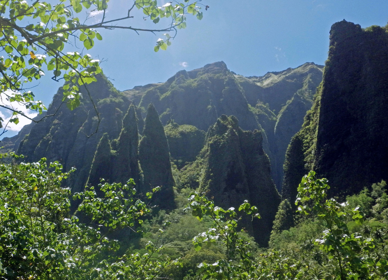 Vallée d'Hakaui. Cascade de Vaipo à Nuku Hiva