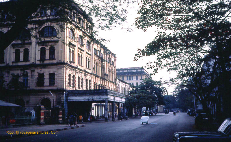 Rangoon : style colonial britanique
