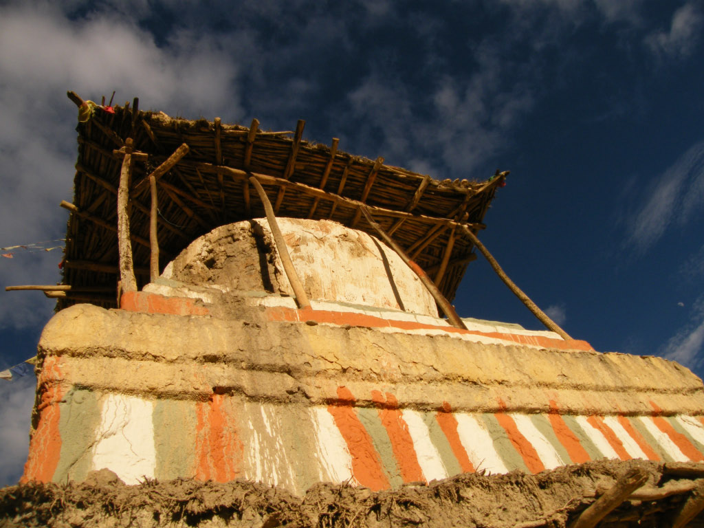 Les stuppa sont nombreux en terre de religion tibétaine