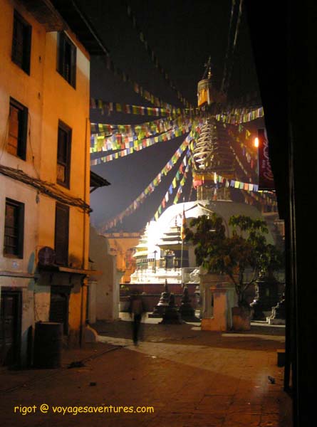 stupa Bouddhiste dans Katmandou (Kateshimbu)