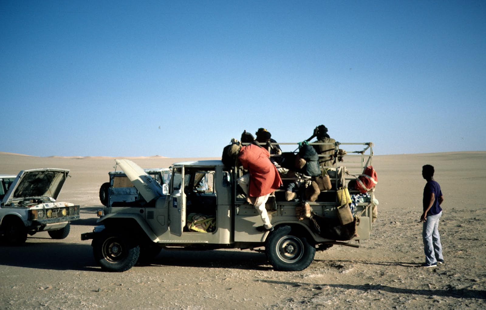 migration dans le Sahara