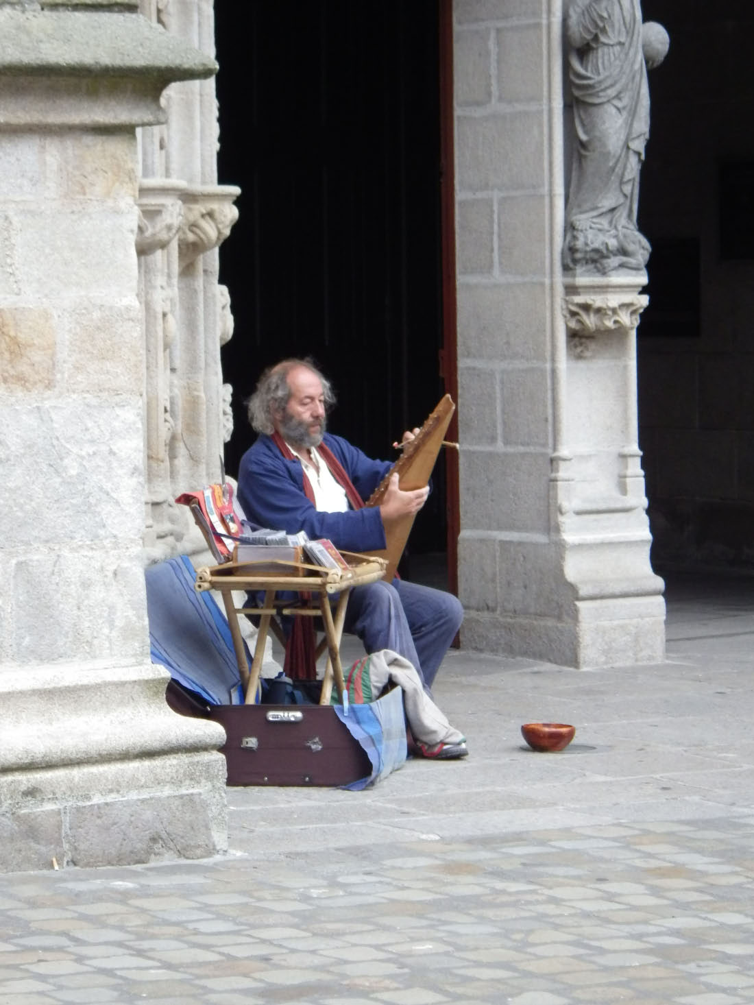 joueur de musique celtique