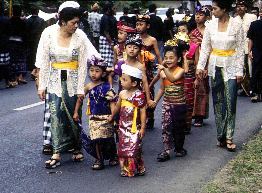 bali procession pour une crémation