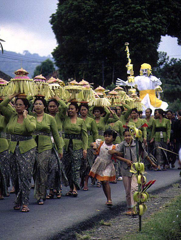 bali procession pour une crémation